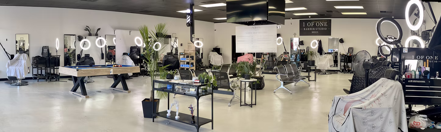Interior of our Northstar barber shop